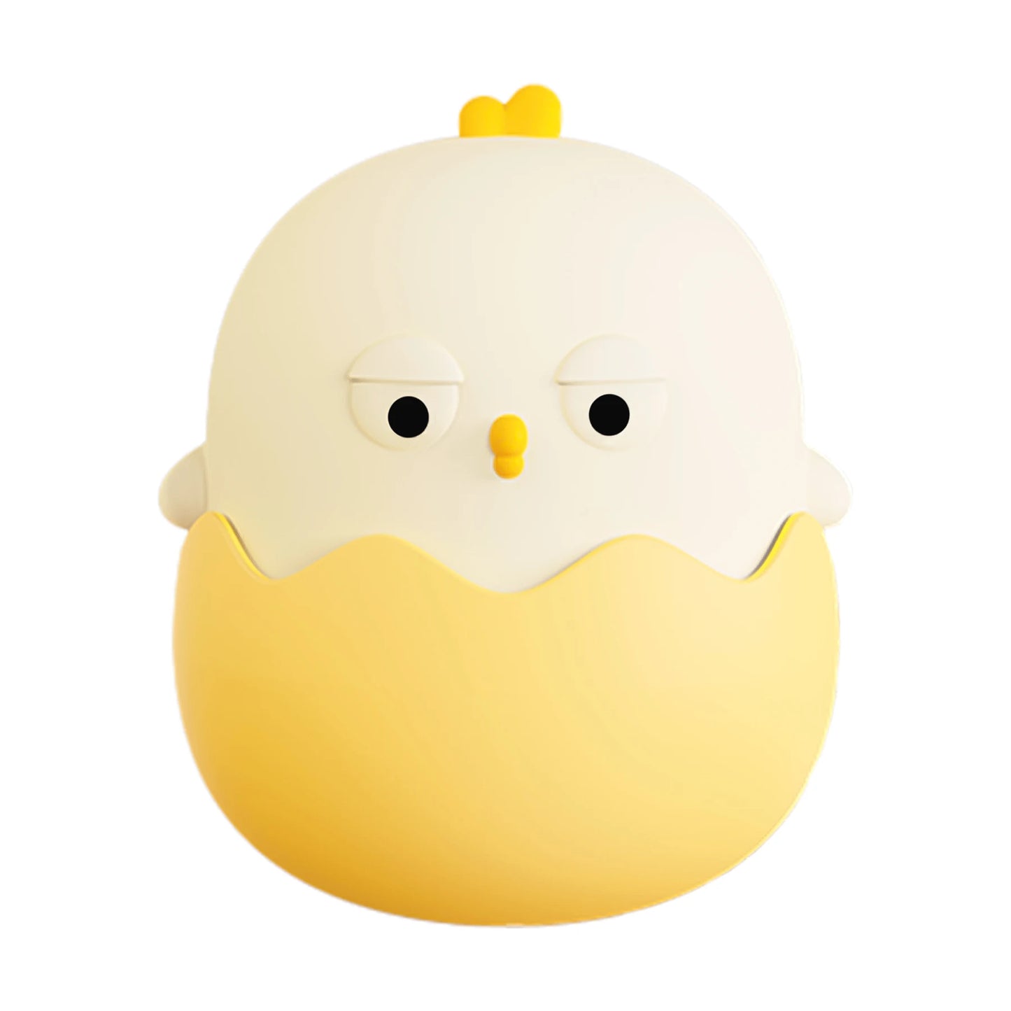 Adorable Eggshell Chicken Night Light - Touch Adjustable Cartoon LED Lamp for Kids' Bedrooms - Rechargeable Warm Atmosphere Light